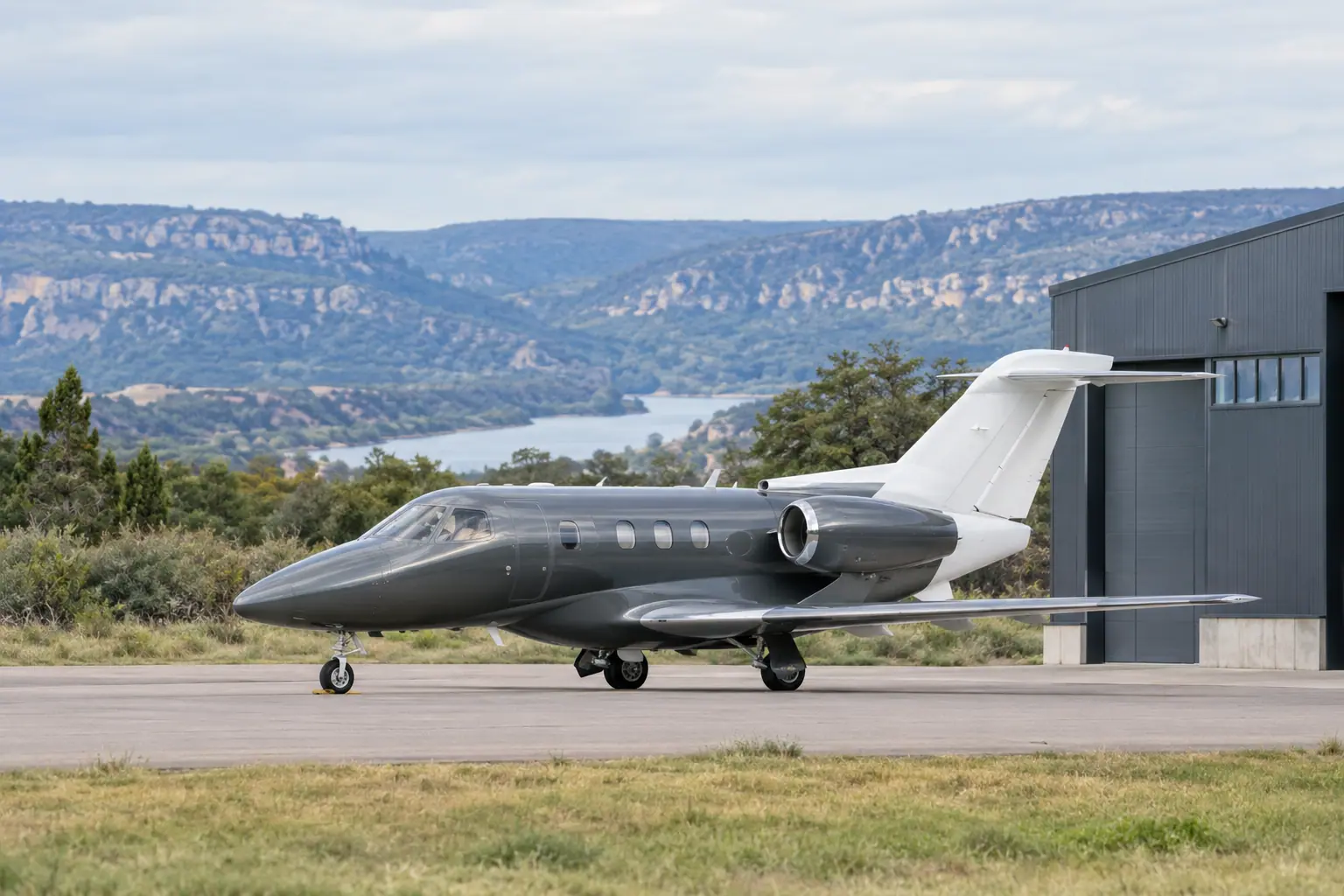 Ramp at Austin Executive Airport