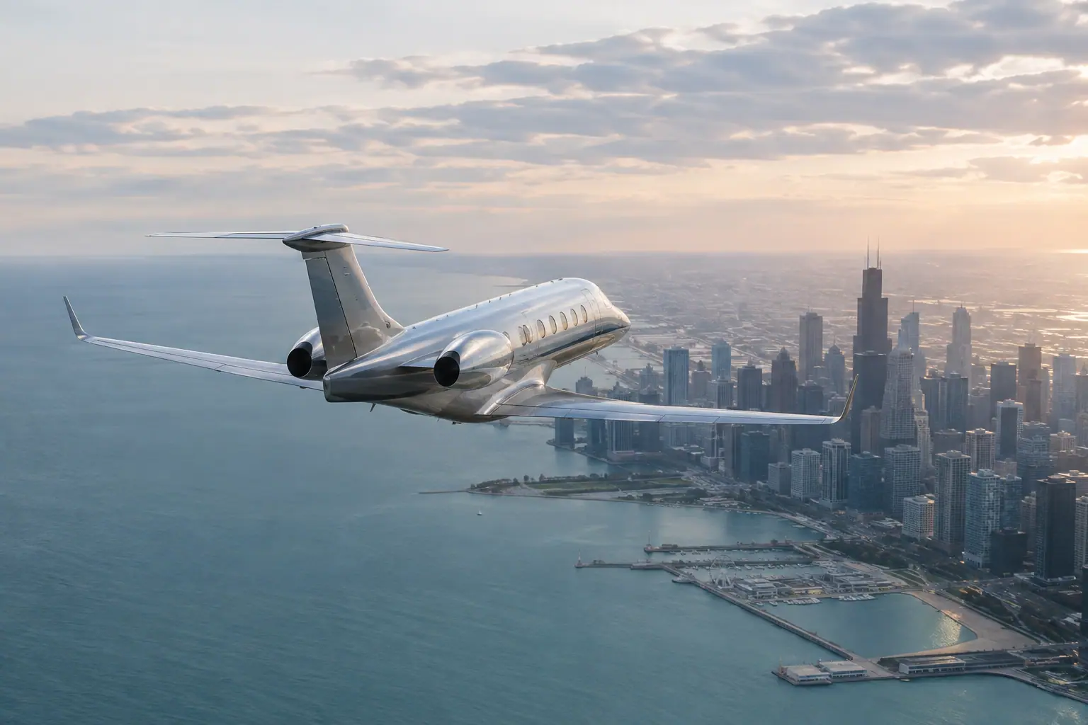 Private jet Chicago to Austin