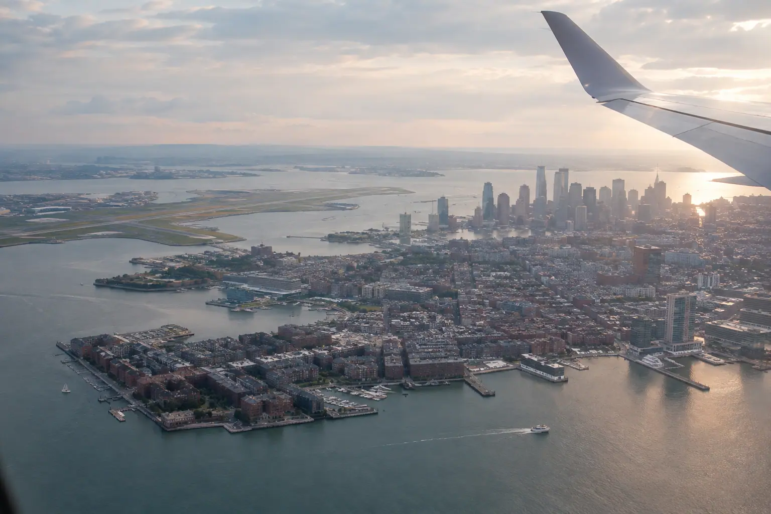 Boston from the air