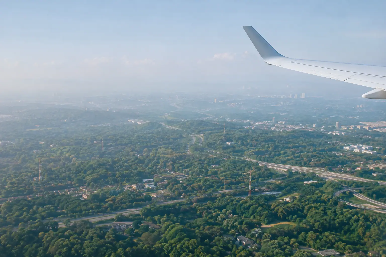 Atlanta from the air