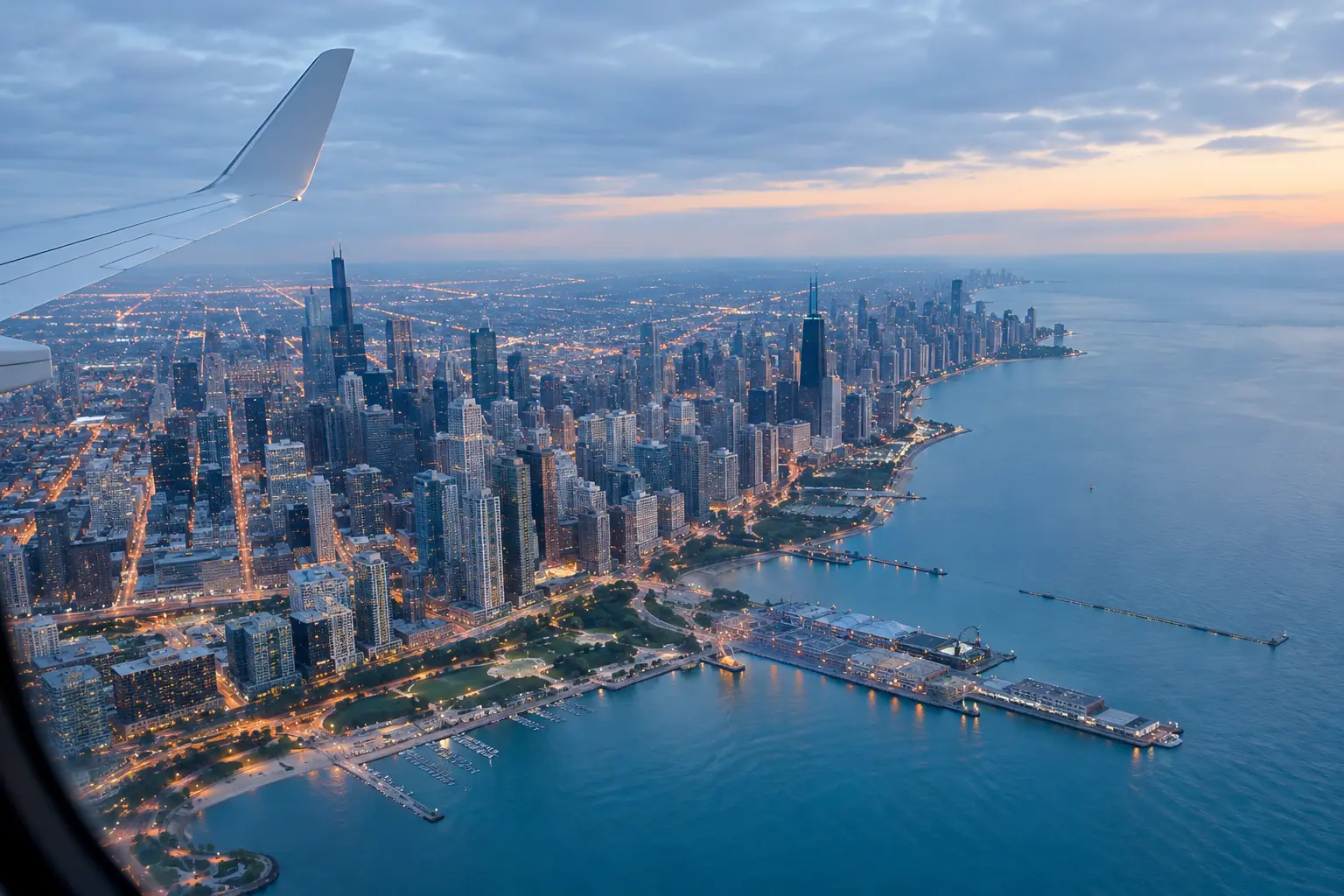 Chicago from the air