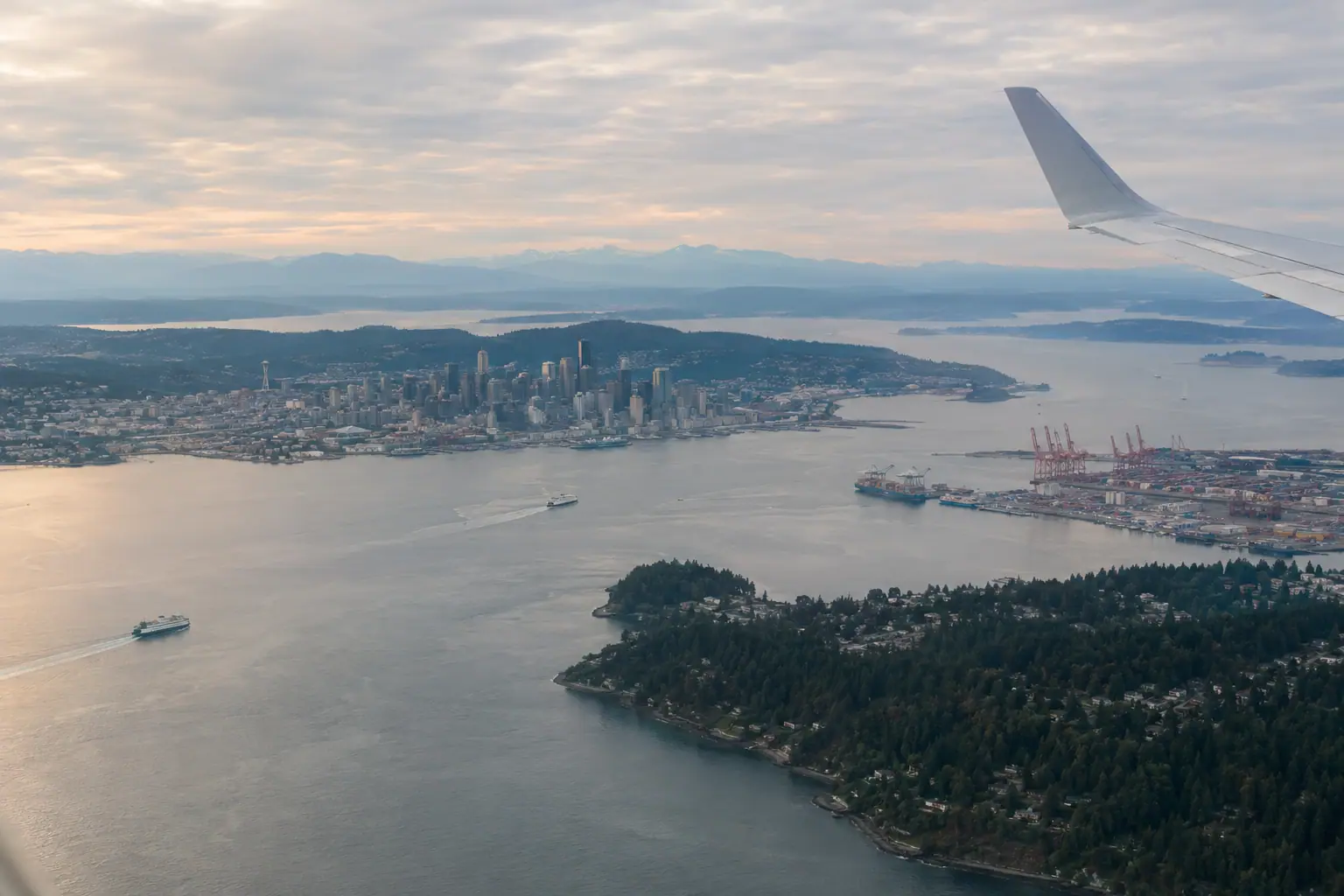 Seattle from the air